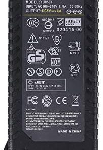 5V 4A Power Supply Adapter - AC 100-240V to DC 5V/4A 20W Charger Converter Plug DC 5.5mm x 2.5mm Universal UK for Atomic Pi