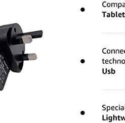 USB Power Adapter, UK Mains Charger, 5V 2A USB Plug, 5V 2A UK 3 Pin USB Charger Wall Plug Power Adapter for Tablet PC Ebook Reader, USB Fan