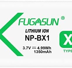 2 pcs NP-BX1 NPBX1 BX1 Battery With LCD Battery Charger for ZV1, DSC-RX100VII/DSC-RX100M7,DSC-RX100 II/RX100M II,DSC-RX100 III