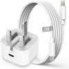 20W Apple MFi Certified Fast Charger for iPhone 14/13/12 Pro Max/Mini/11/XS/SE/8