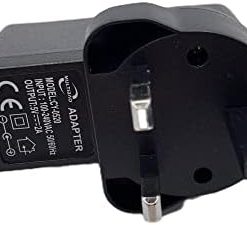 USB Power Adapter, UK Mains Charger, 5V 2A USB Plug, 5V 2A UK 3 Pin USB Charger Wall Plug Power Adapter for Tablet PC Ebook Reader, USB Fan