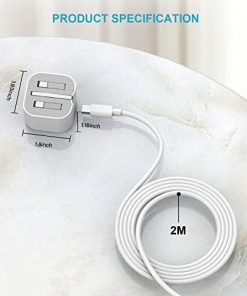 iPhone Fast Charger, iPhone Charger Plug and Cable 2M [Apple MFi Certified], HOSOW 20W USB C Fast Charger iPhone Power Adapter with USB C