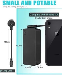 65W/45W USB C Power Adapter Charger, Portable Type C PD Laptop Charger Power Supply Cord for MacBook/Pro/Air, Lenovo ThinkPad Chromebook