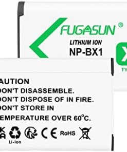 2 pcs NP-BX1 NPBX1 BX1 Battery With LCD Battery Charger for ZV1, DSC-RX100VII/DSC-RX100M7,DSC-RX100 II/RX100M II,DSC-RX100 III