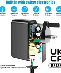 15V Power Adapter Replacement Theragun Charger for Thergun Mini G4 Theragun Prime Charger 4th Generation Portable Muscle Massage Gun Electric Massager