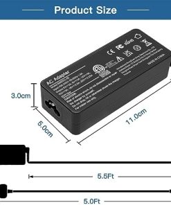 USB C 65W Laptop Charger for Lenovo Thinkpad/Yoga,Dell Chromebook 3100,Latitude 5420,Asus,Samsung,Acer Chromebook Type C Power Supply Adapter