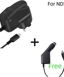 Free in-Car charger- CE Speed Home Wall MAINS Travel Charger AC 100V-240V Adapter for Nintendo DS Lite NDSL