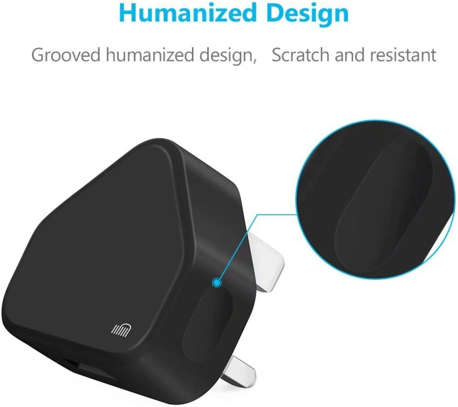 513xamWsVPL._AC_SL1080_ ameego USB Compact Universal UK Mains Charger 1000 mAh CE Approved Adapter Compatible with Mobile Phones iPhone 5 6 7 8 X iPod/Samsung Galaxy S2 3.4 S5 S6 S7 S8 S9/Smart phones/Media devices (Black)