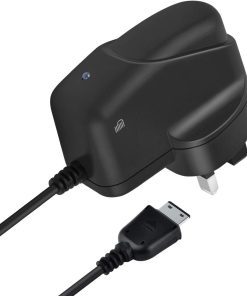 AMGO CE Approved UK Mains Charger for E1200 /U900 /G600 /G800 /J700 /F480 /E2120 / F250 and other Samsung compatible devicesÂ