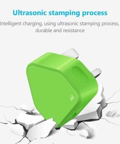 USB Compact Universal UK Mains Charger 1000 mAh CE Approved Adapter Cable Compatible with Mobile Phones iPhone 5 6 7 8 X iPod/Samsung Galaxy S2 3.4 S5 S6 S7 S8 S9/Smart phones /Media devices (Green)