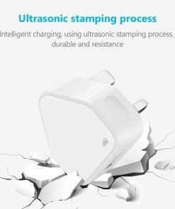 USB Compact Universal UK Mains Charger 1000 mAh CE Approved Adapter Cable Compatible with Mobile Phones iPhone 5 6 7 8 X iPod/Samsung Galaxy S2 3.4 S5 S6 S7 S8 S9/Smart phones /Media devices (White)