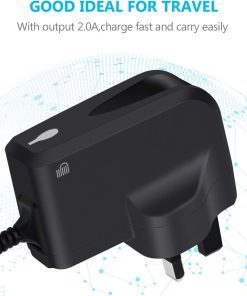 AMGO CE HIGH OUTPUT 2.1A SPEED MAINS CHARGER for Samsung Galaxy Tablet GT-P5100, P7510, P7500, P6810, P1000, P1100, P3110, GT-P6200, GT-N8000, GT-P7300, TAB 2 7"inch, TAB 2 10.1”-inch, Tab 8.9"