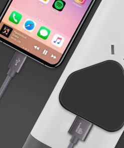 ameego USB Compact Universal UK Mains Charger 1000 mAh CE Approved Adapter Compatible with Mobile Phones iPhone 5 6 7 8 X iPod/Samsung Galaxy S2 3.4 S5 S6 S7 S8 S9/Smart phones/Media devices (Black)