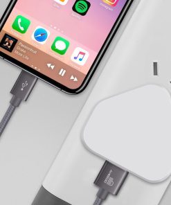 USB Compact Universal UK Mains Charger 1000 mAh CE Approved Adapter Cable Compatible with Mobile Phones iPhone 5 6 7 8 X iPod/Samsung Galaxy S2 3.4 S5 S6 S7 S8 S9/Smart phones /Media devices (White)